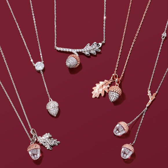 Acorn Necklace - Charmed Aroma Fall Nature Collection - Picture 2 of 3